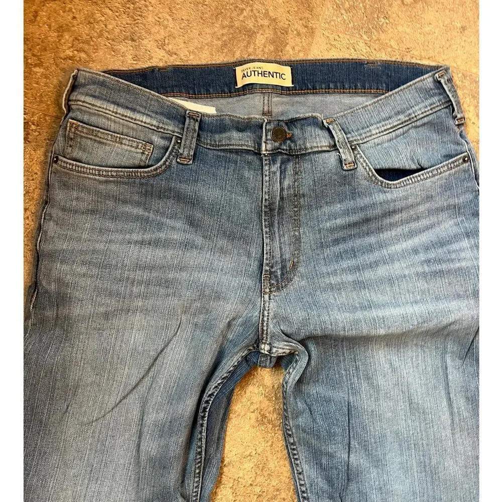 Silver Authentic The Relaxed Stretch Jeans, Men's W38 x 34L
